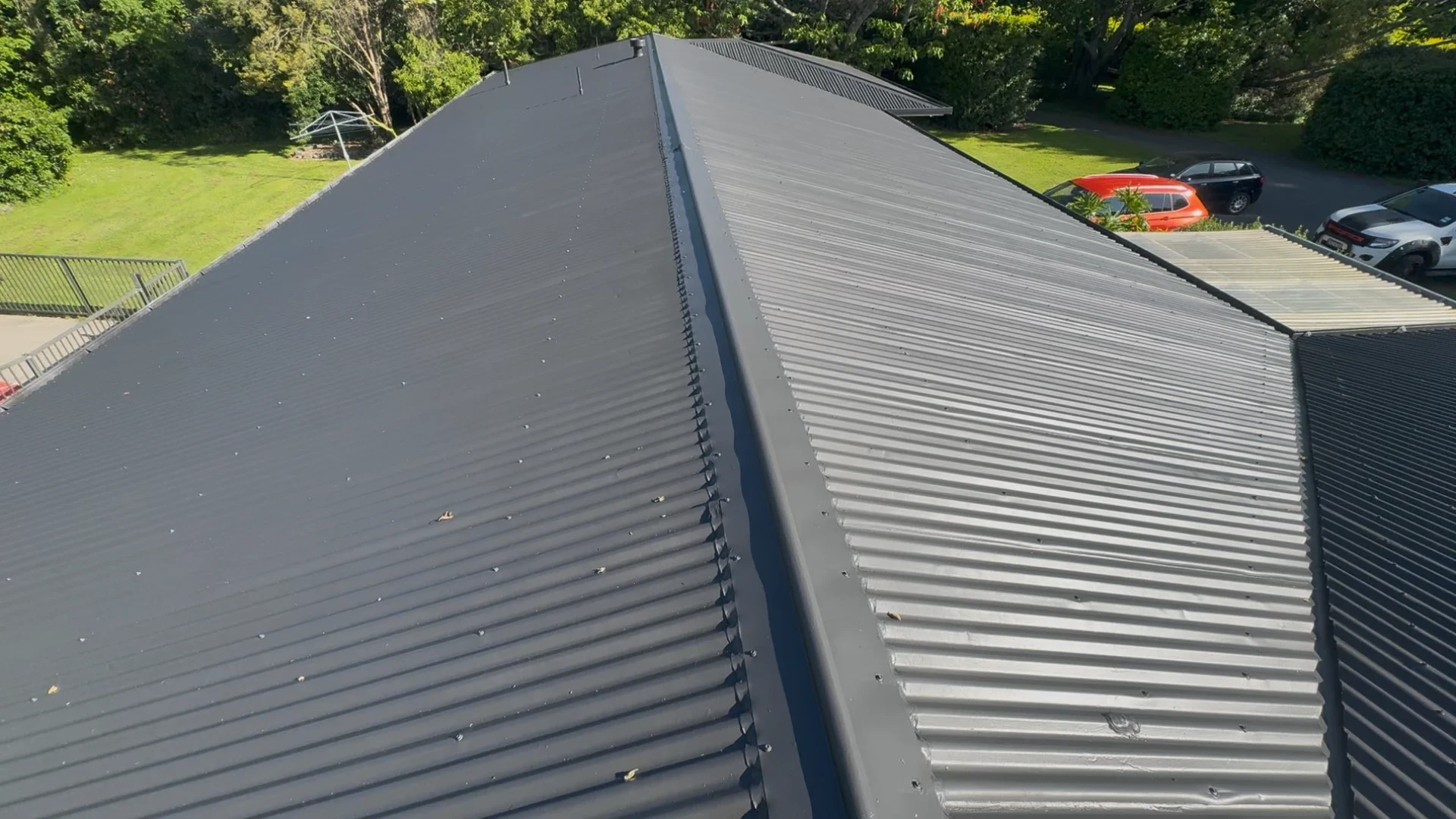 Commercial Roof Restoration – Tamahere finished roof